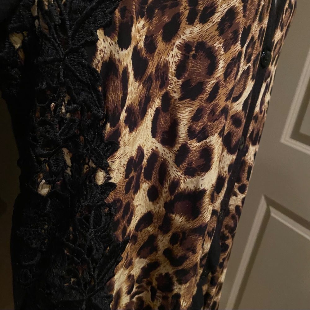 Chico’s Leopard Print Cardigan - Picture 3 of 15